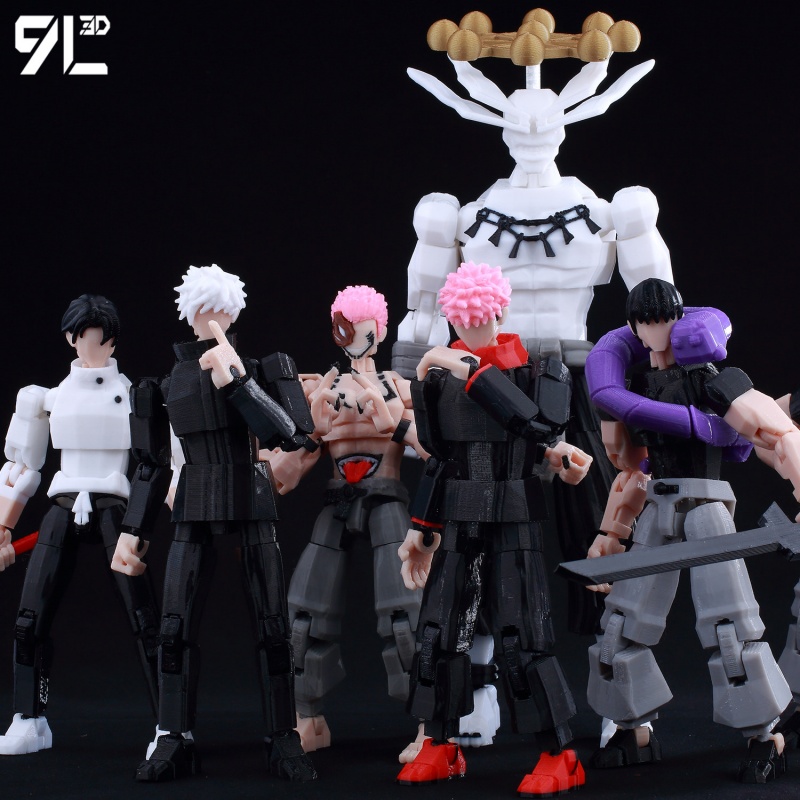 3D Printing Titanium - New Jujutsu Kaisen All Characters 9L