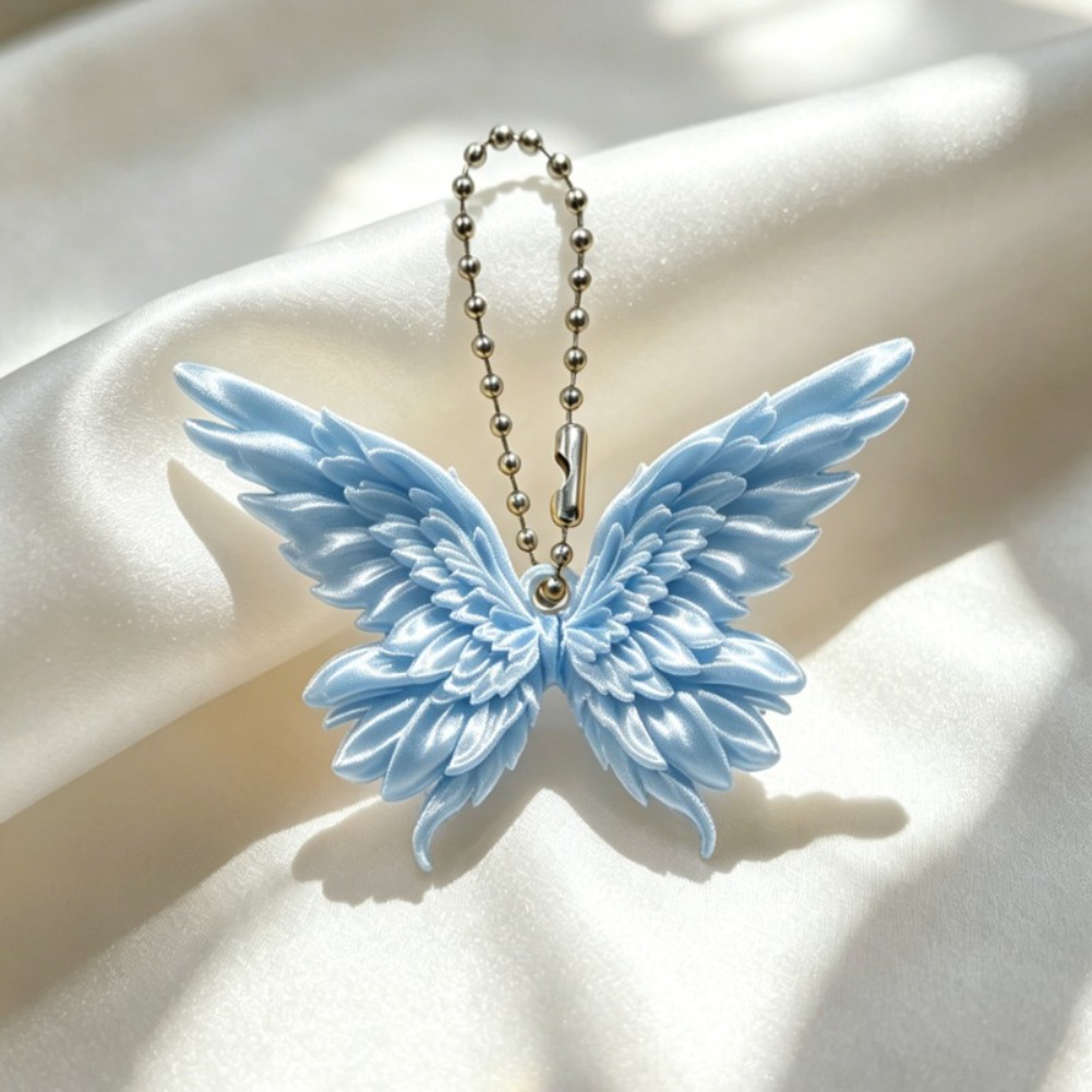 3D Printing Gif - Cute Layered Butterfly Wings Keychains Hanging