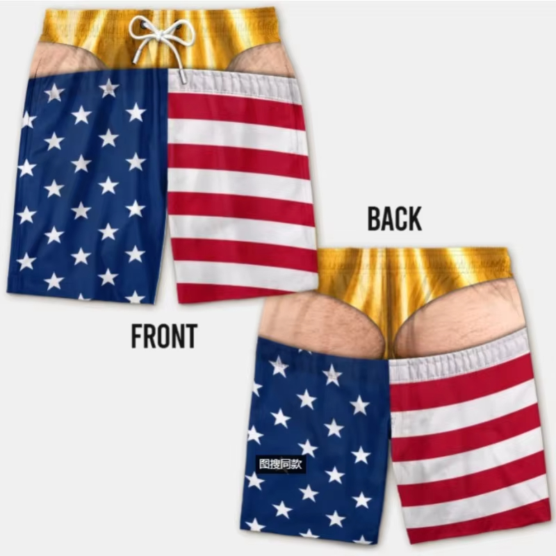 3D Printing Husband Shop - New Fun Beach Party Swim Trunks