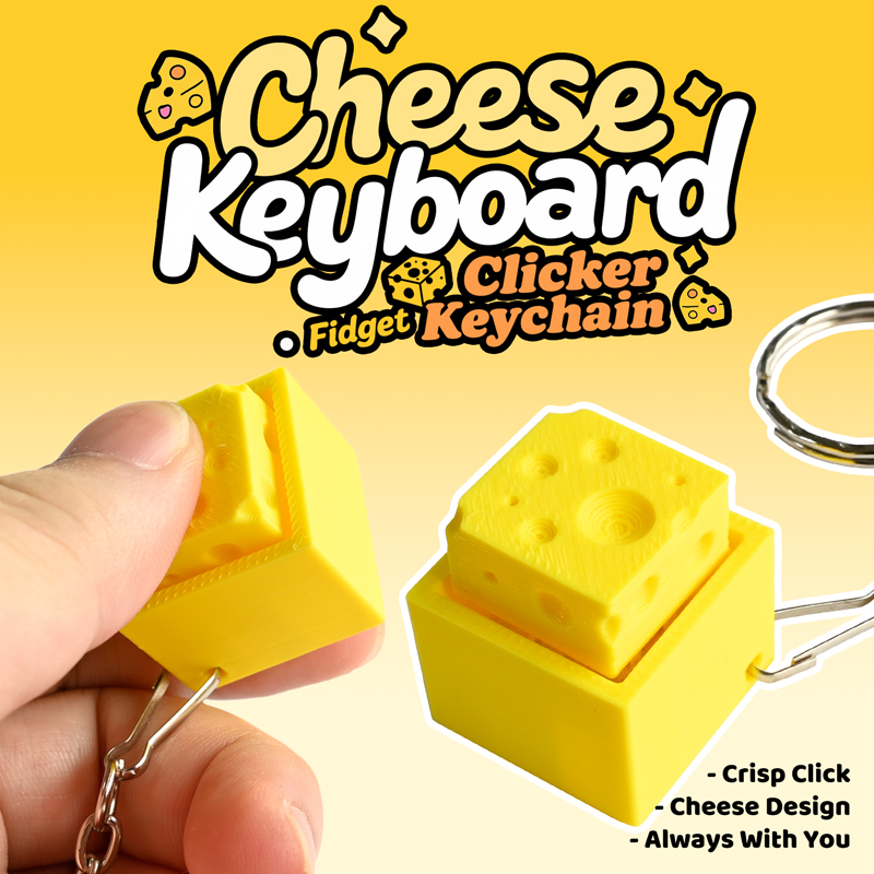 3D Printed Cheesy Key Fidget C - 3D Printing Model 评论和价格