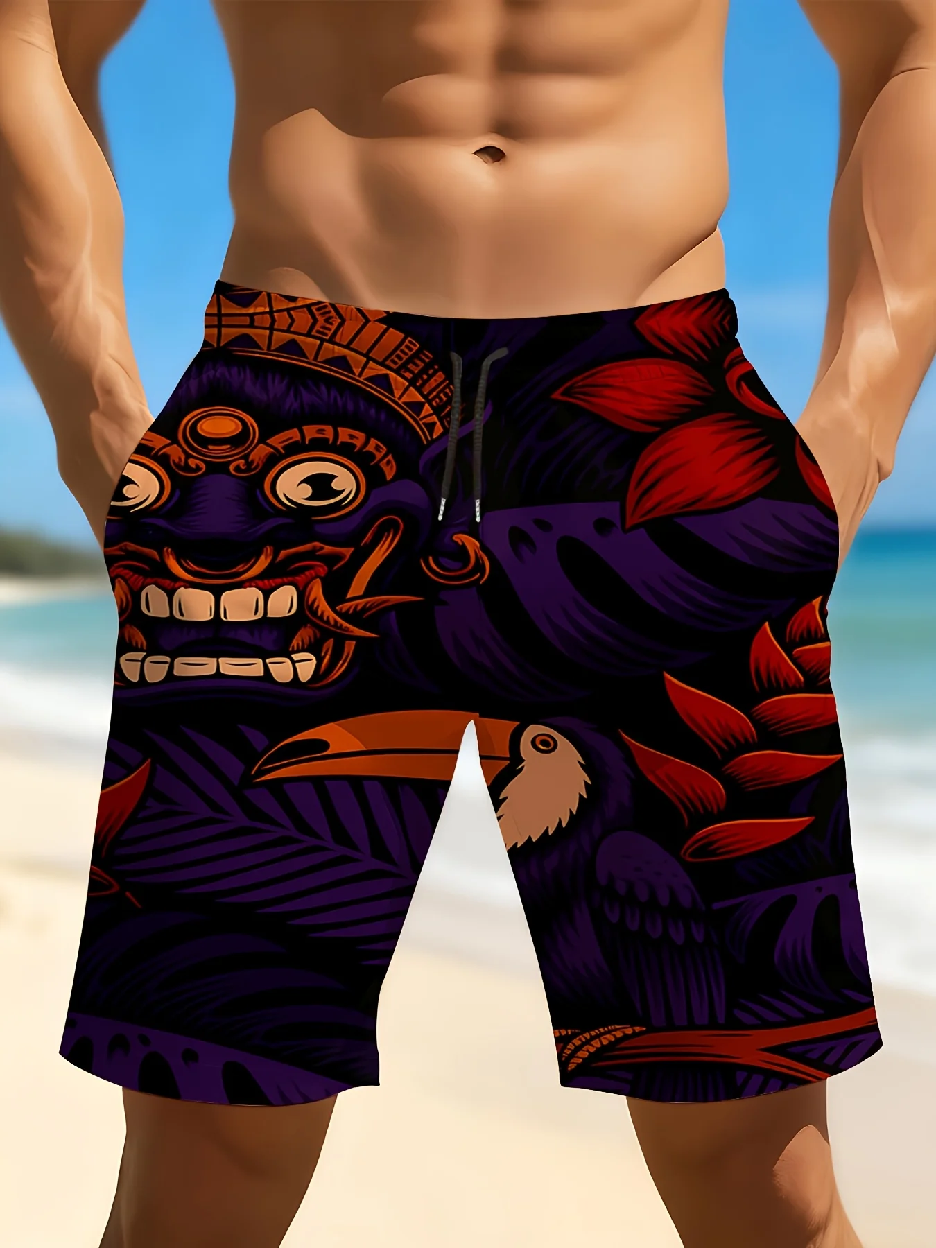 Men Bali Barong Mask Toucan Bi - 3D Printing Bali 评论和价格
