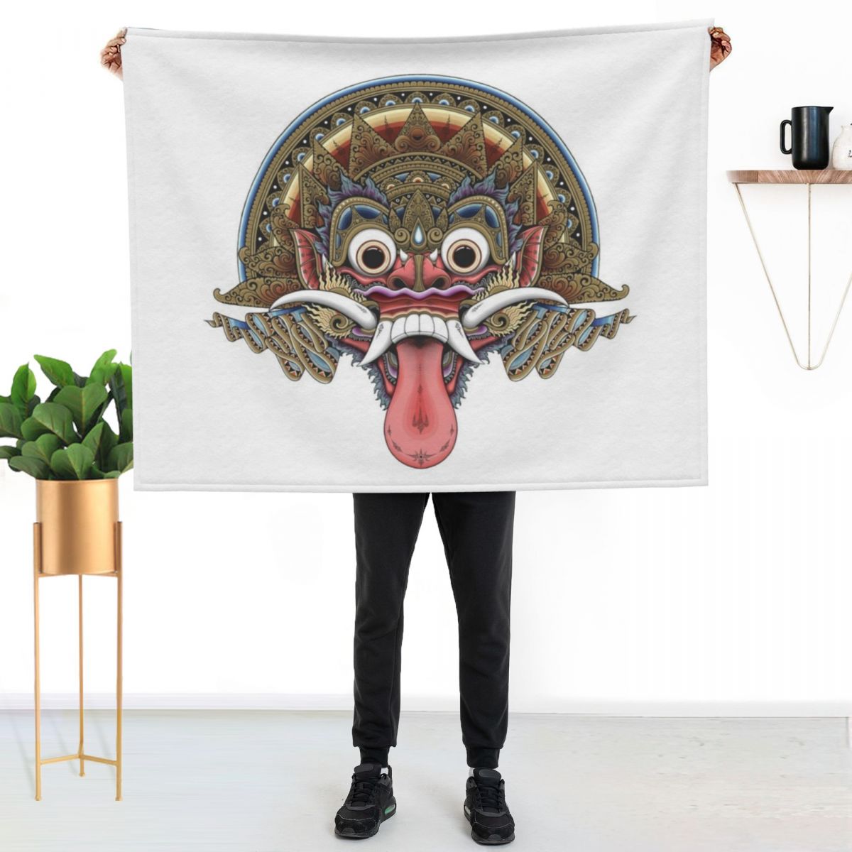 Bali Boma Throw Blanket Soft S - 3D Printing Bali 评论和价格