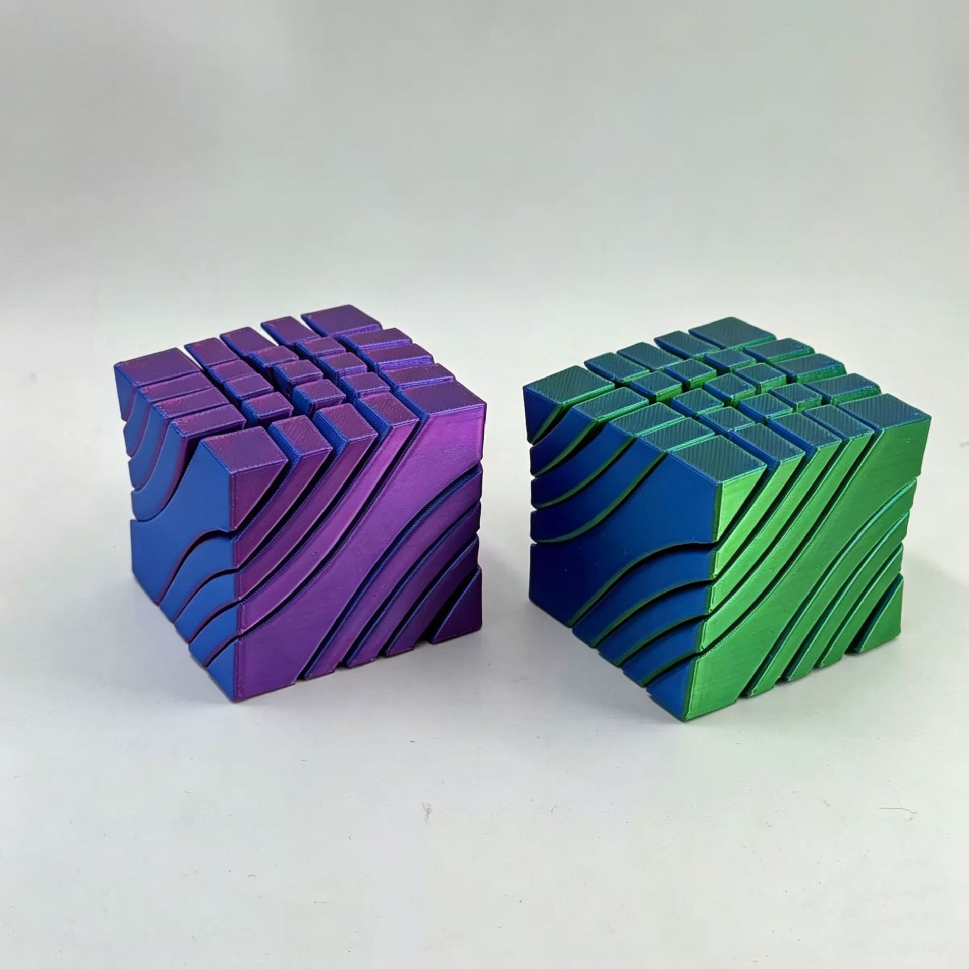 3D Printed Liquid Flow Rubik's - 3D Printing Drawing 评论和价格