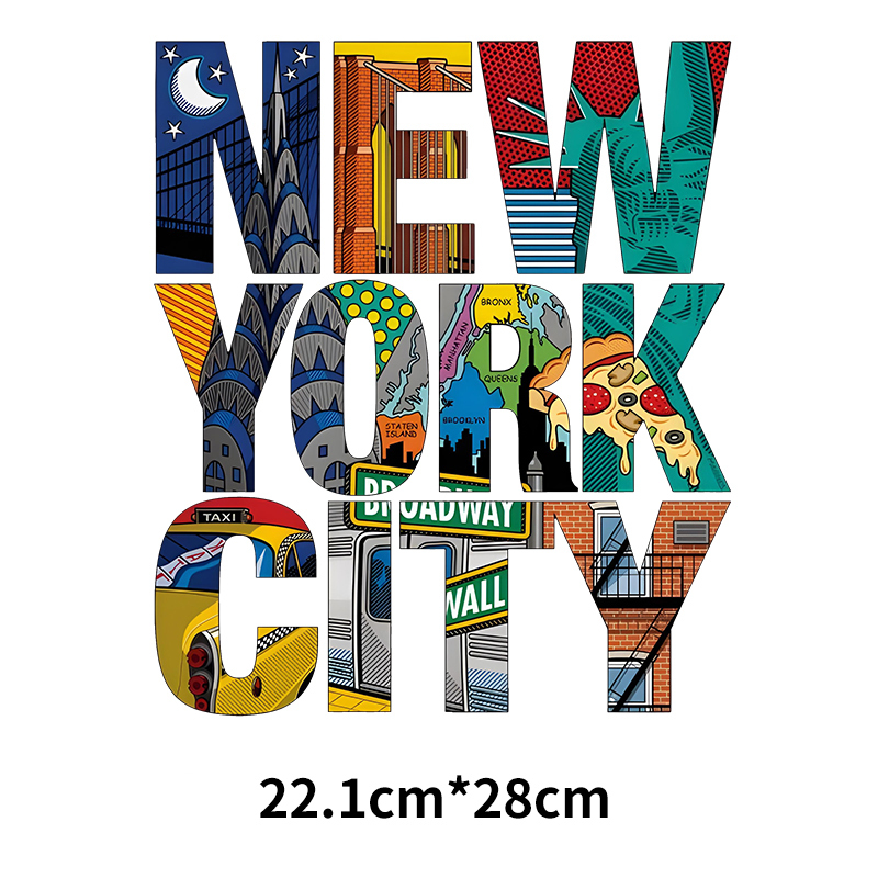 New York Letters DTF Heat Tran - 3D Printing York 评论和价格