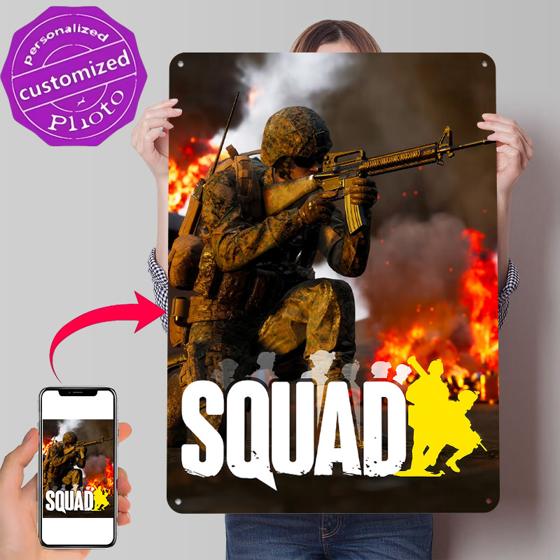 Squad Video Game Cover Art Pos - 3D Printing Videos 评论和价格