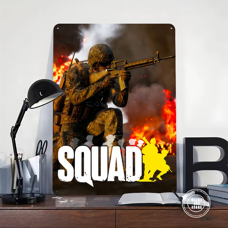 Squad Video Game Cover Art Pos - 3D Printing Videos 评论和价格