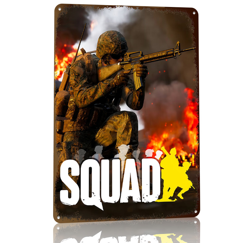 Squad Video Game Cover Art Pos - 3D Printing Videos 评论和价格