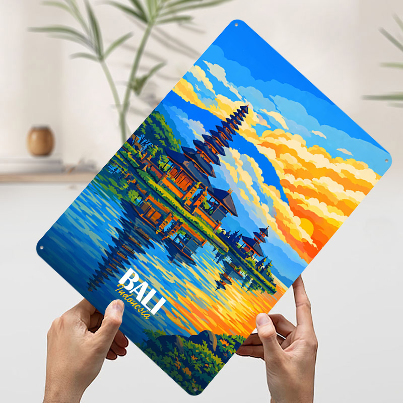 Bali Ulun Danu Temple At Sunse - 3D Printing Bali 评论和价格