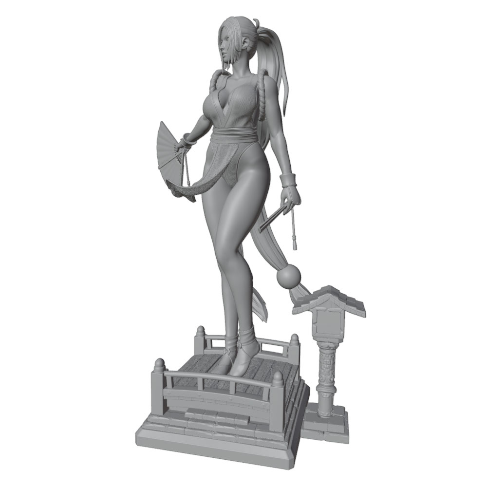 1/24 Sexy Long-Haired Girl Min - 3D Printing Construction 评论和价格