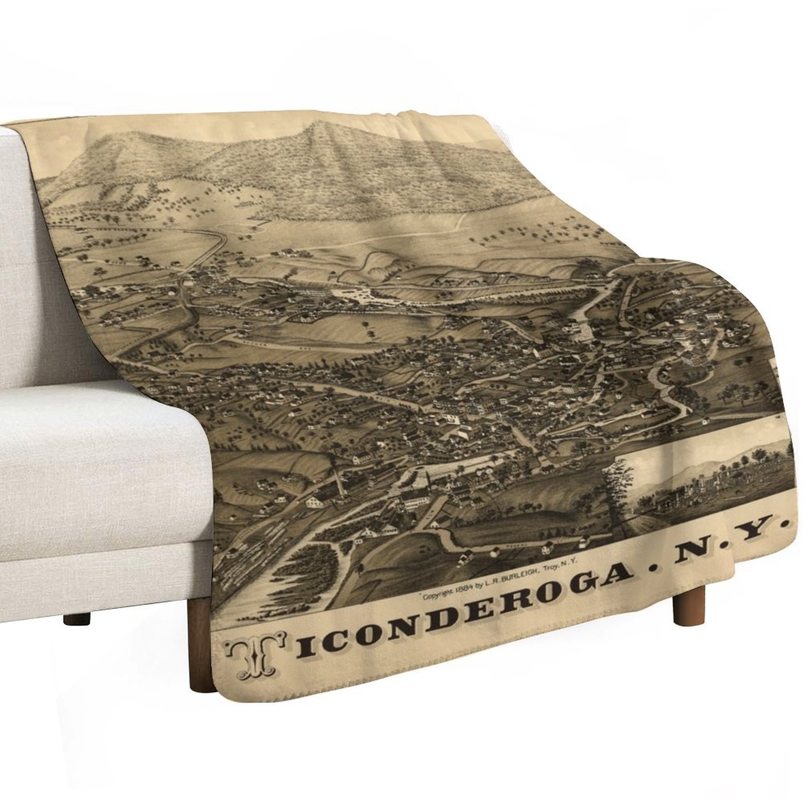 Ticonderoga, New York (1884) T - 3D Printing York 评论和价格