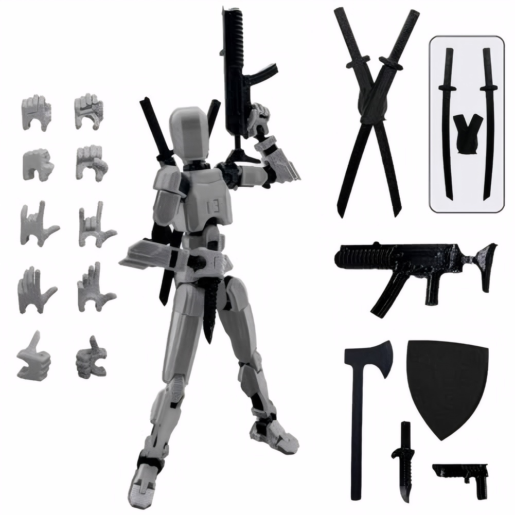 Titan 13 Action Figures T13 Fi - 3D Printing Titanium 评论和价格