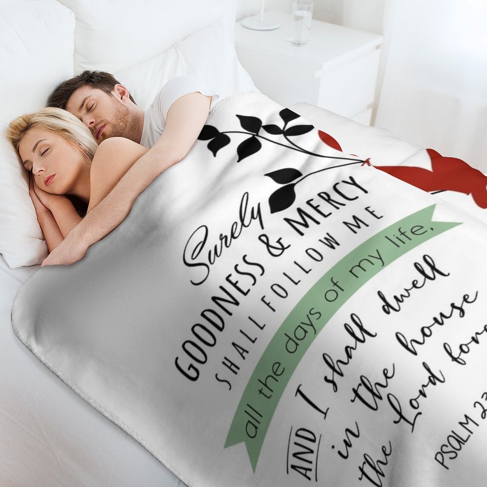 Bible Verses Throw Blanket Wri - 3D Printing Verse 评论和价格