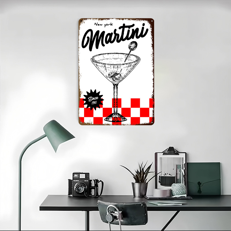 New York Martini Vintage Poste - 3D Printing York 评论和价格
