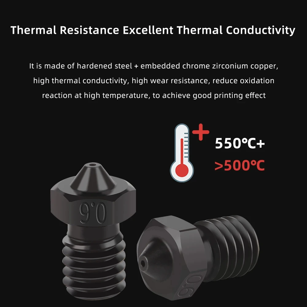 E3D Nozzle 0.2/0.4/0.6/0.8mm H - 3D Printing Titanium 评论和价格