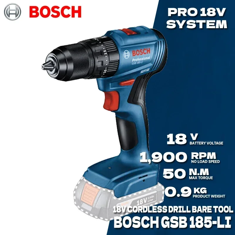 BOSCH GSB 185-LI Brushless Cor - Bosch Drill Gsb 18V 评论和价格