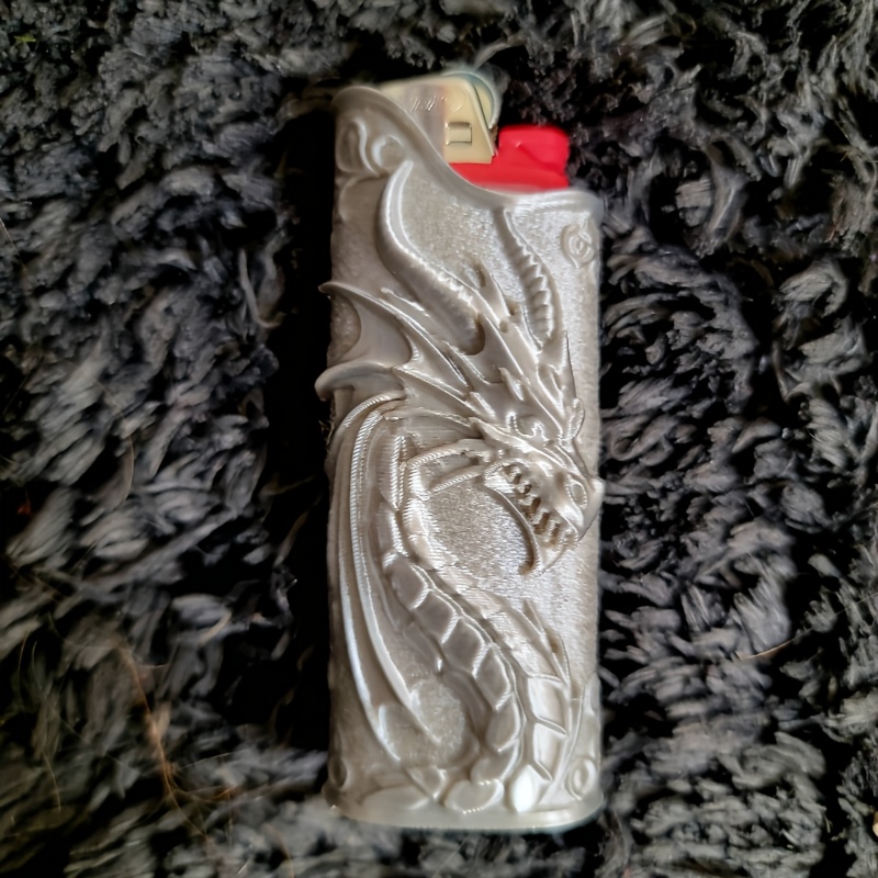 Gothic Embossed Dragon Lighter - 3D Printing Pla 评论和价格