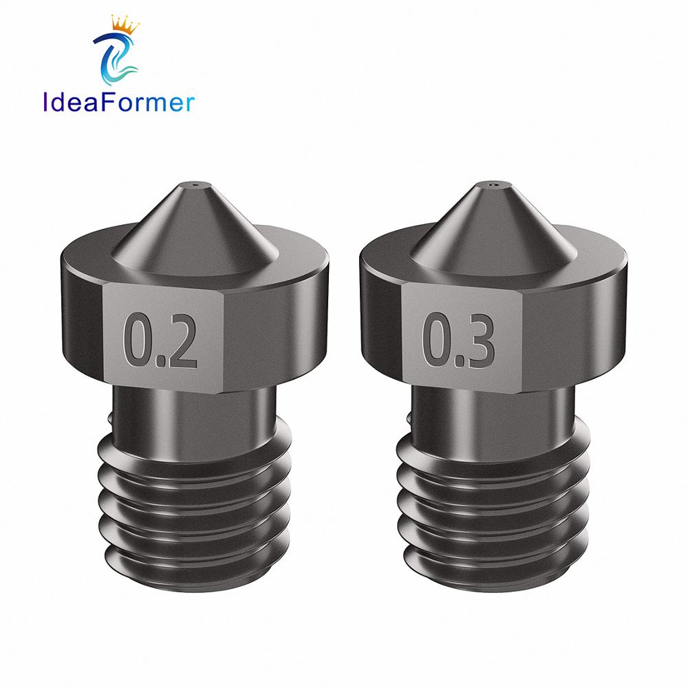 V6 Nozzle Hardened Steel 0.2/0 - 3D Printing Titanium 评论和价格