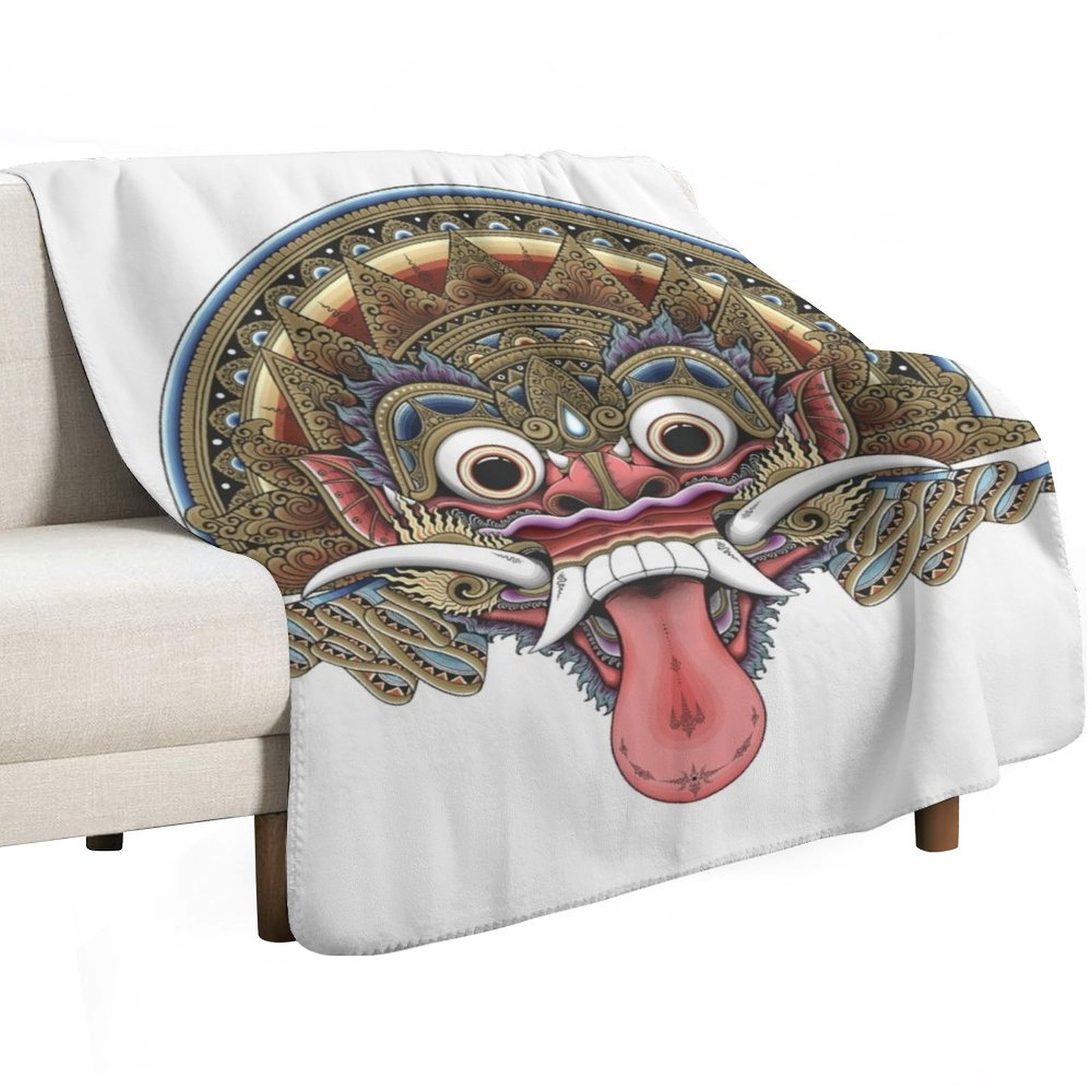 Bali Boma Throw Blanket Spring - 3D Printing Bali 评论和价格