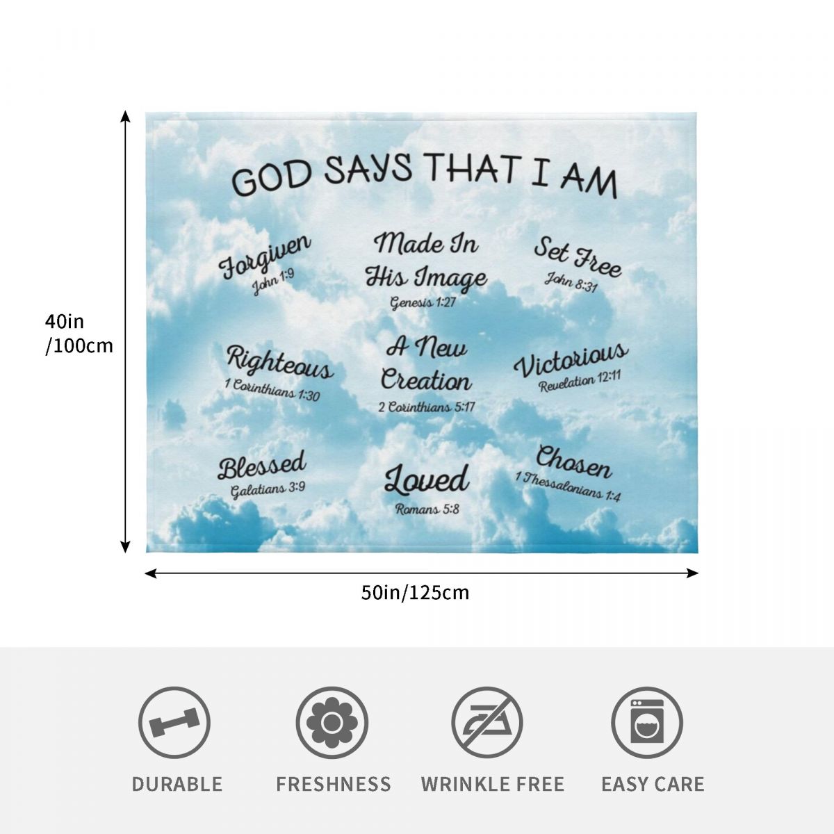 God Says That I Am | Inspirati - 3D Printing Verse 评论和价格