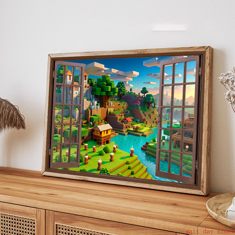 Block Pixel Video Game Landsca - 3D Printing Videos 评论和价格