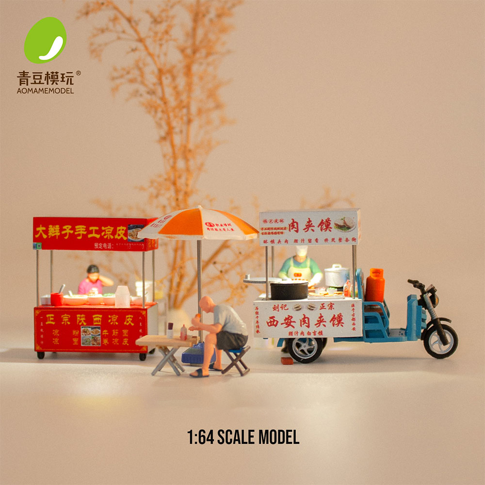 1/64 Night market s Model Kit- - 3D Printing Model 评论和价格