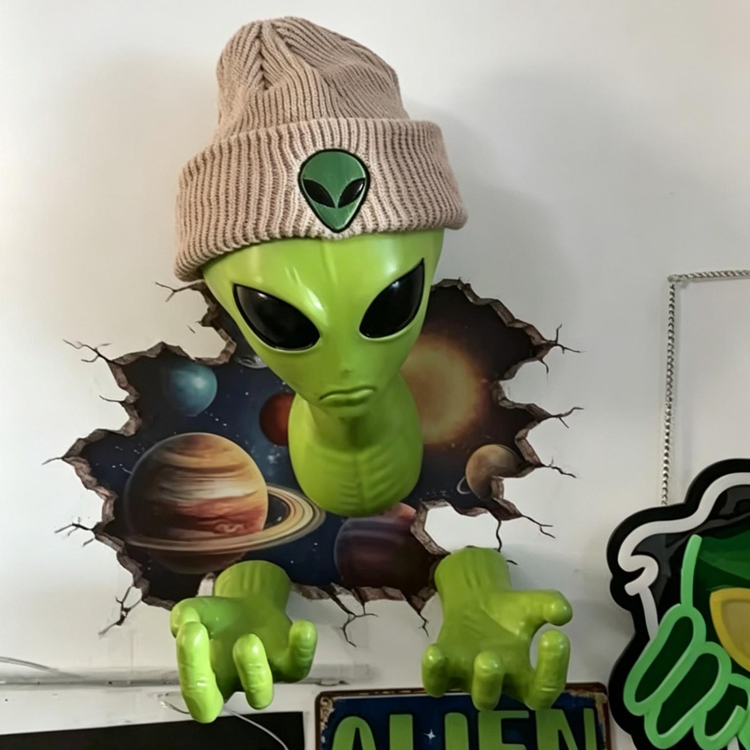 1 Green Alien Pendant, 3D Alie - 3D Printing Objects 评论和价格