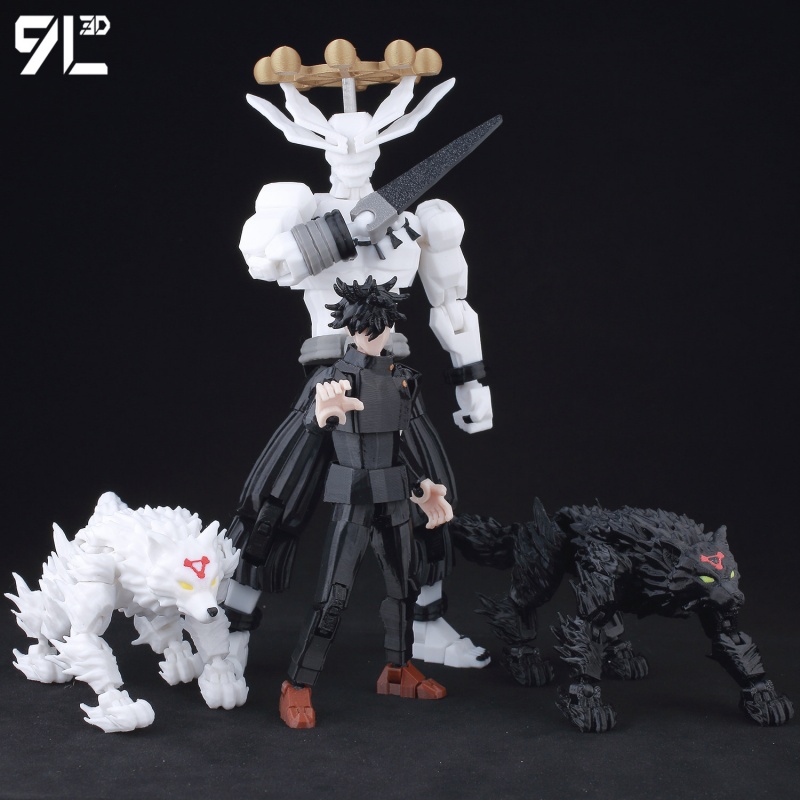 New Jujutsu Kaisen All Charact - 3D Printing Titanium 评论和价格