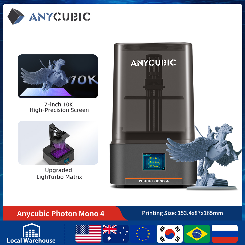 PRESALE ANYCUBIC Photon Mono 4 - 3D Printing Uv Sensitive Resin 评论和价格
