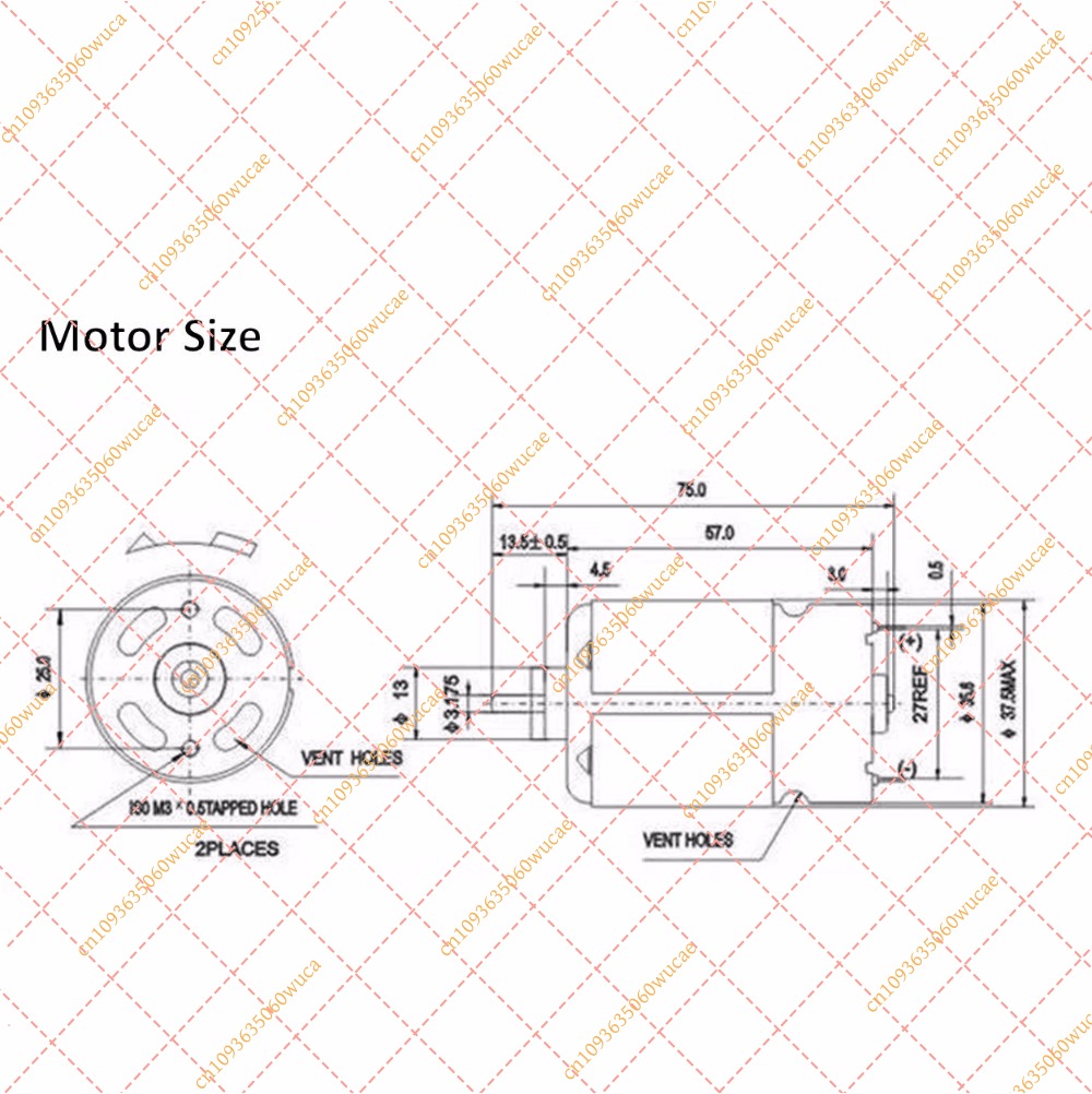 DC RS550 Motor 13 teeth 13teet - Bosch Drill Gsb 18V 评论和价格