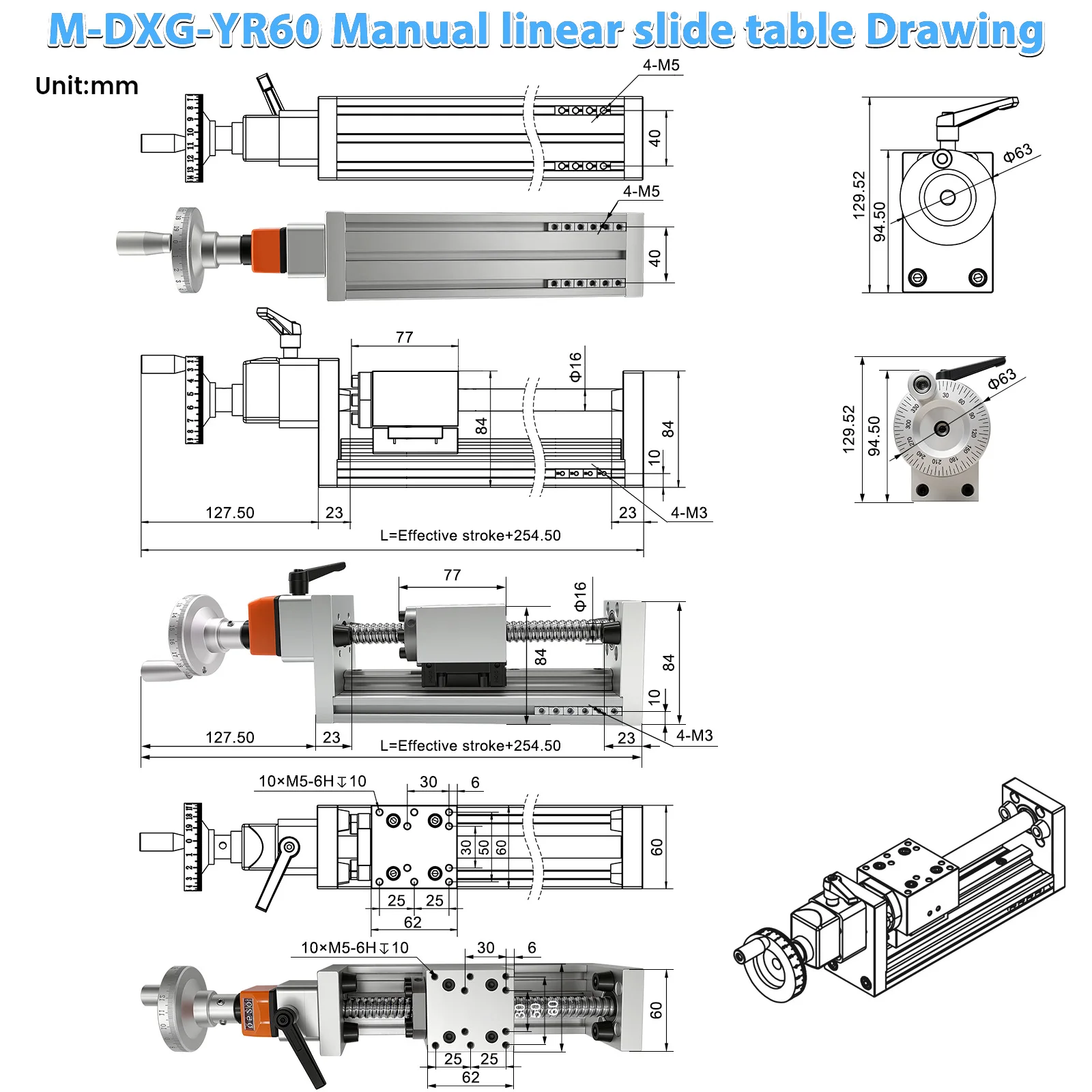 60KG Load Manual Linear Guide  - Linear Guide Rail 评论和价格