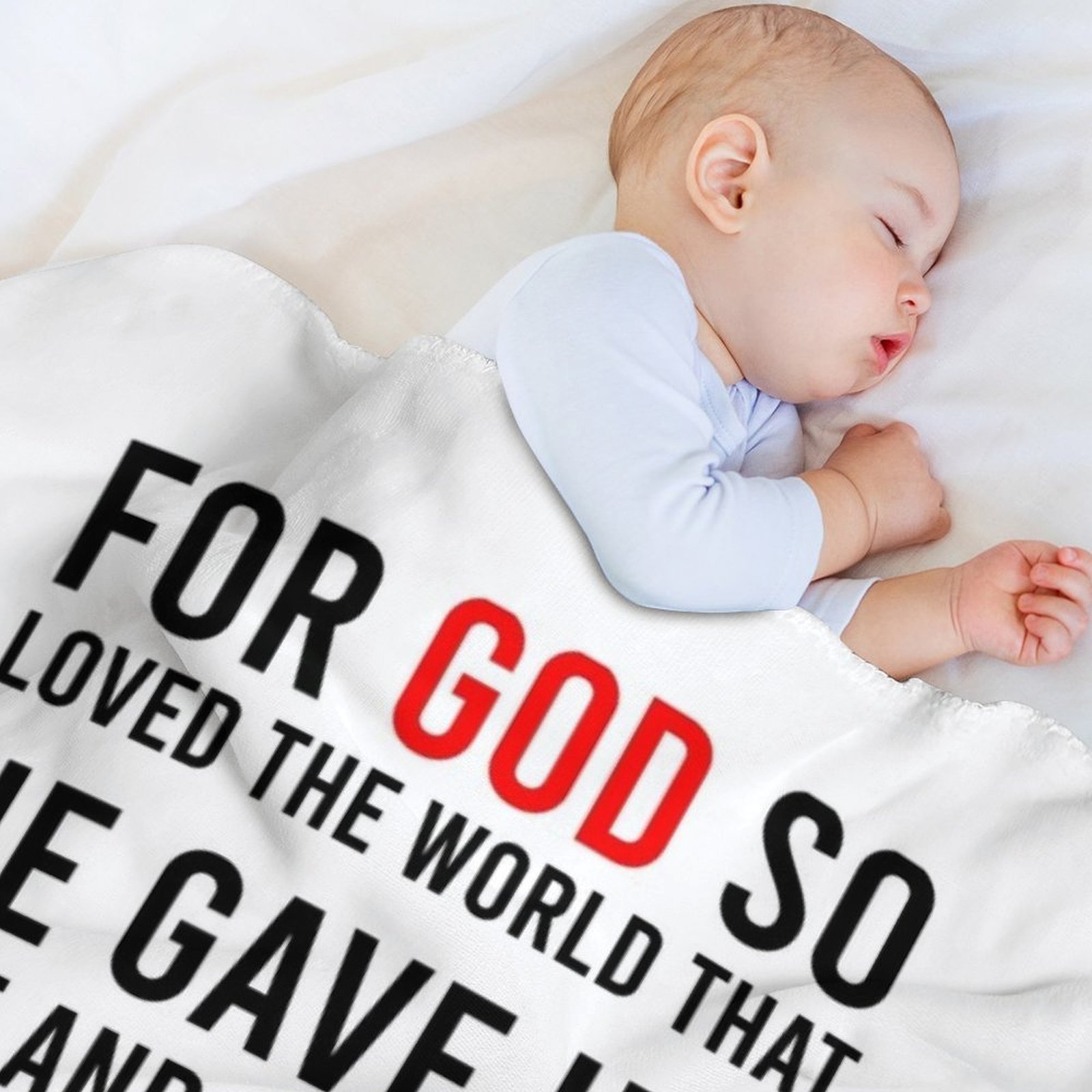 John 3:16 Bible Verse Throw Bl - 3D Printing Verse 评论和价格