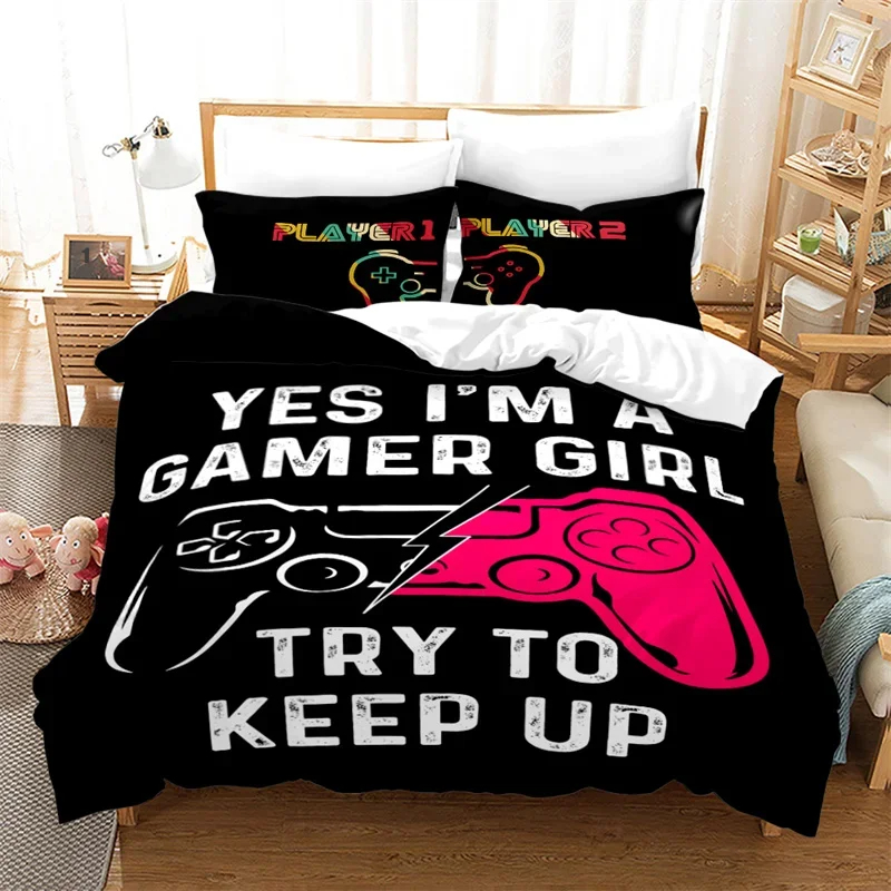 Gamer Duvet Cover Video Games  - 3D Printing Videos 评论和价格