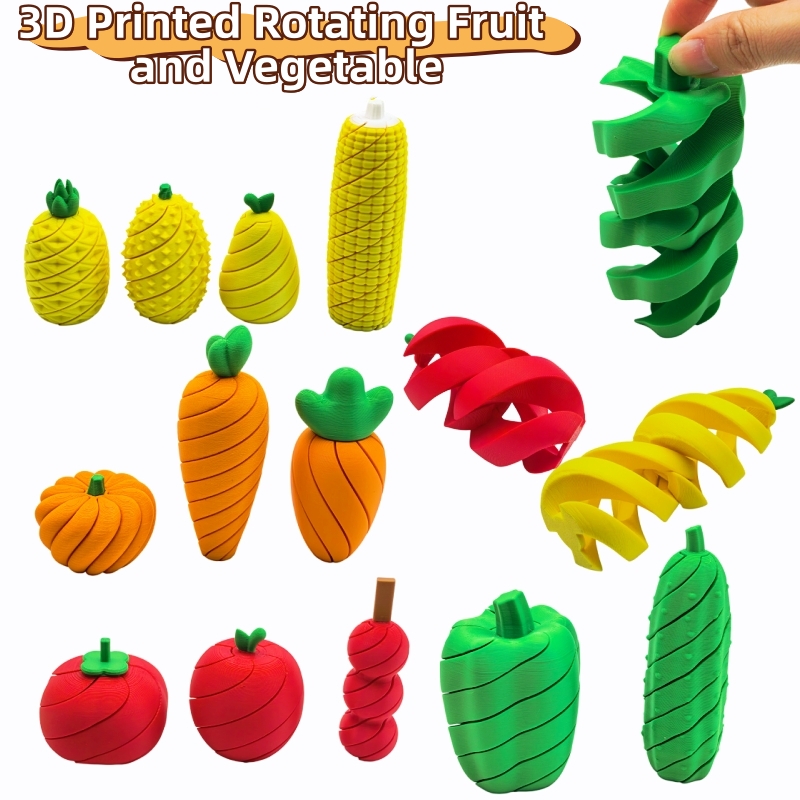 3D Printed Fruit and Vegetable - 3D Printing Gif 评论和价格