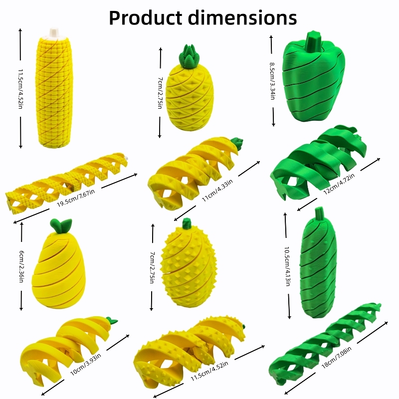 3D Printed Fruit and Vegetable - 3D Printing Gif 评论和价格