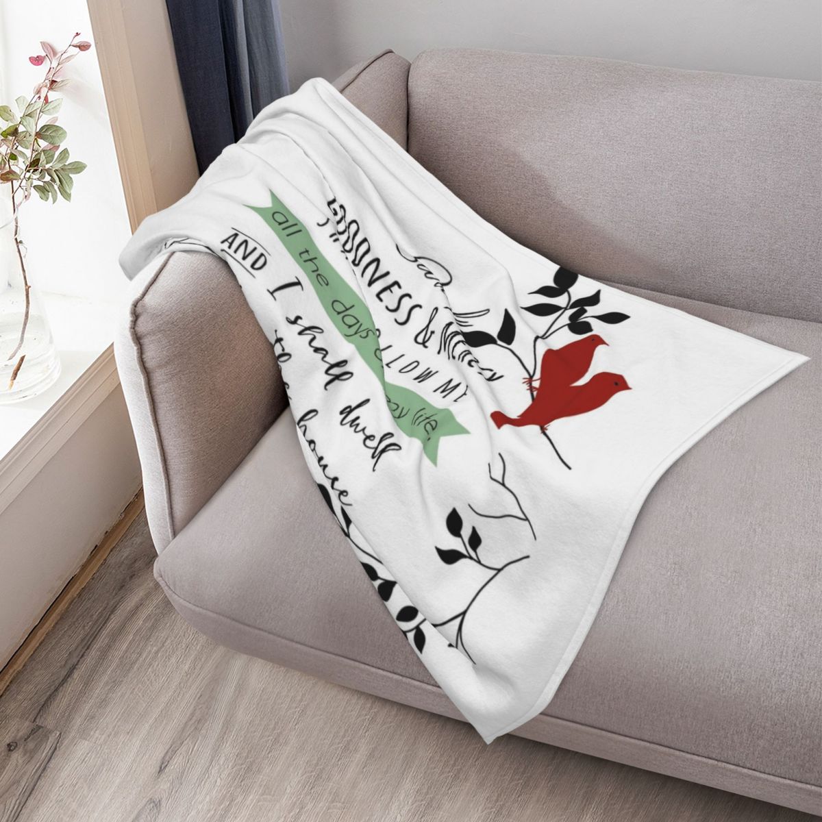 Bible Verses Throw Blanket Ele - 3D Printing Verse 评论和价格