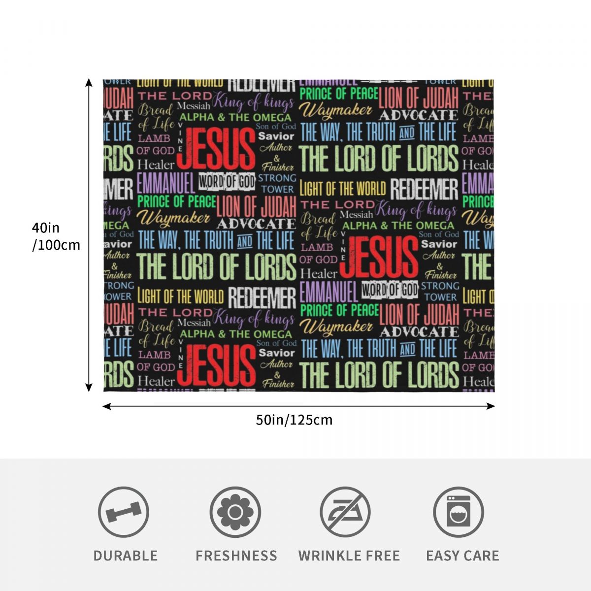 Names of God Lord Jesus Christ - 3D Printing Verse 评论和价格