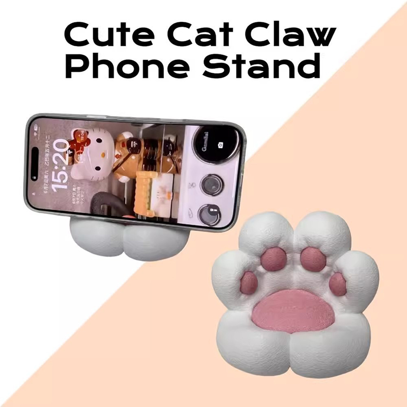 Cute Cat Paw Phone Stand, 3D P - 3D Printing Videos 评论和价格