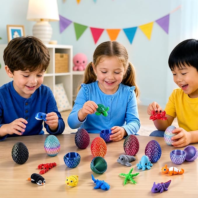 24pcs 3D Printed Surprise Egg  - 3D Printing Model 评论和价格